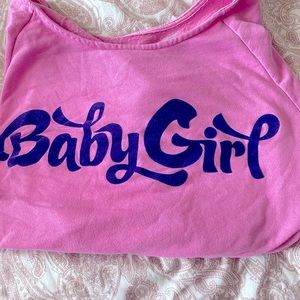 Shemar Moore Baby Girl Off The Shoulder Sweater